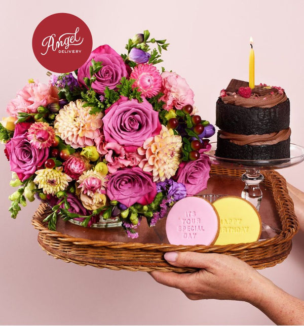 Ultimate Birthday Blooms Box | Angel Delivery x Think Blooms