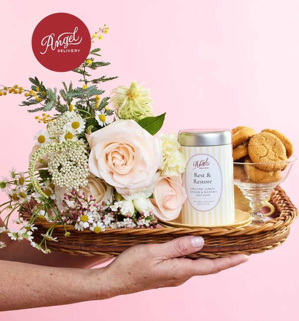 Get Well Blooms Gift Box | Angel Delivery x Think Blooms