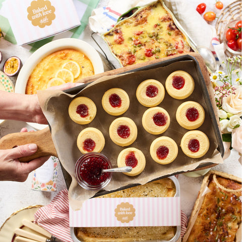 Dinner & Blooms Care Package | Angel Delivery x Think Blooms