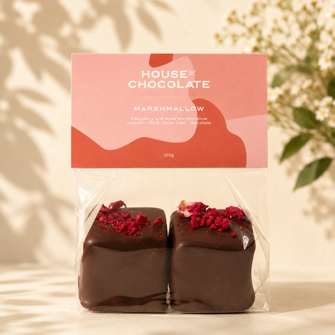 Raspberry & Rose Marshmallows