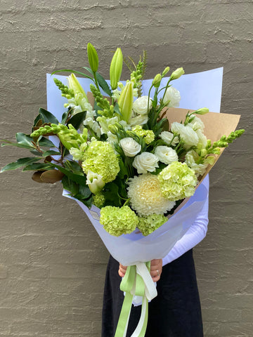 Green and White Bouquet