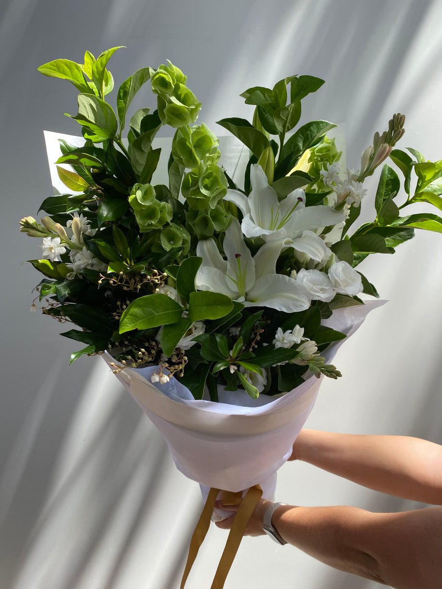 Green and White Bouquet